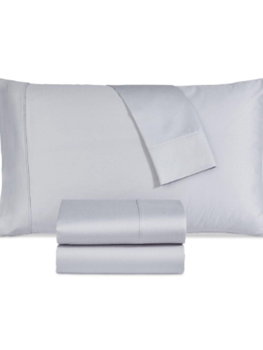 Sunham 800-Thread Count Triblend 4-Pc. Sheet Set, King - Gray